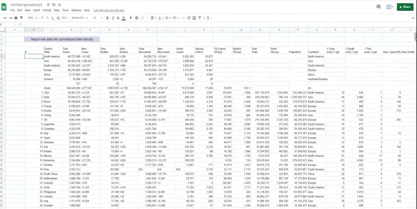 A screen shot of a spreadsheet in excel.