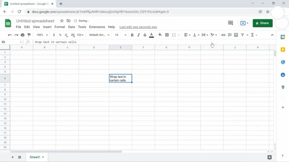 A screen shot of a google spreadsheet.