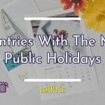 Countries with Most Public Holidays