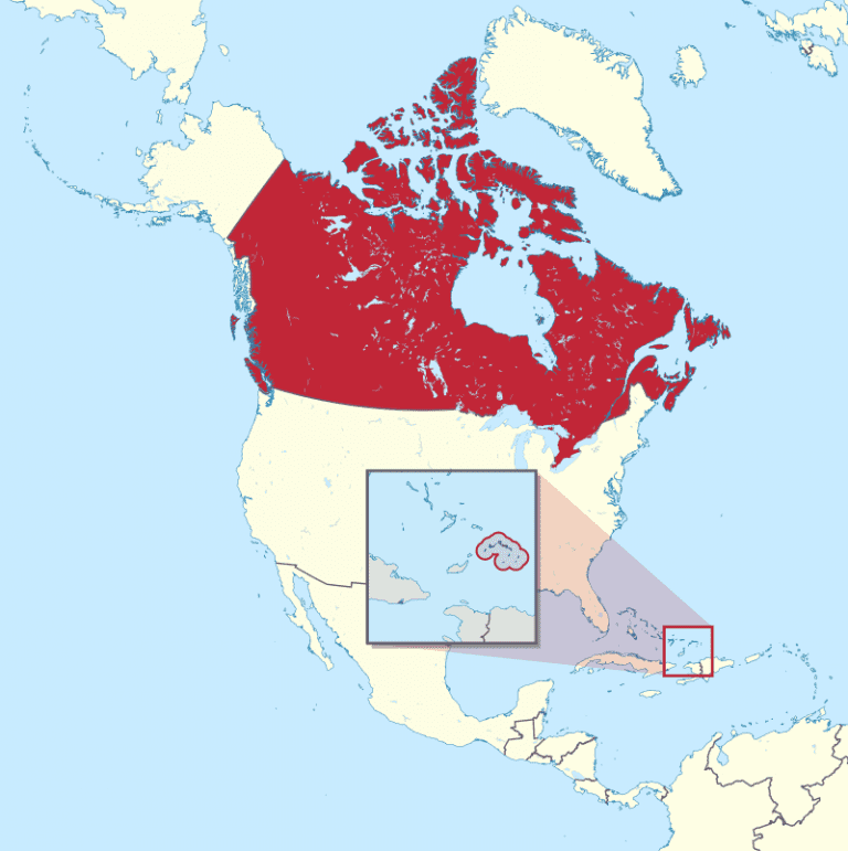 Canada and Turks and Caicos islands