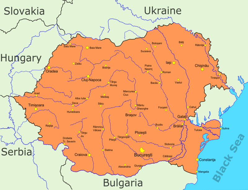 Potential union of Romania and Moldova